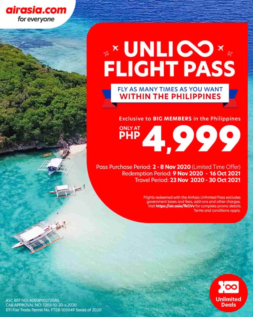 Air Asia Unli Flight Pass