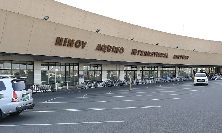 front of manila airport