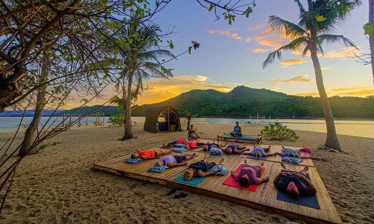 Beach in Brother Island Philippines