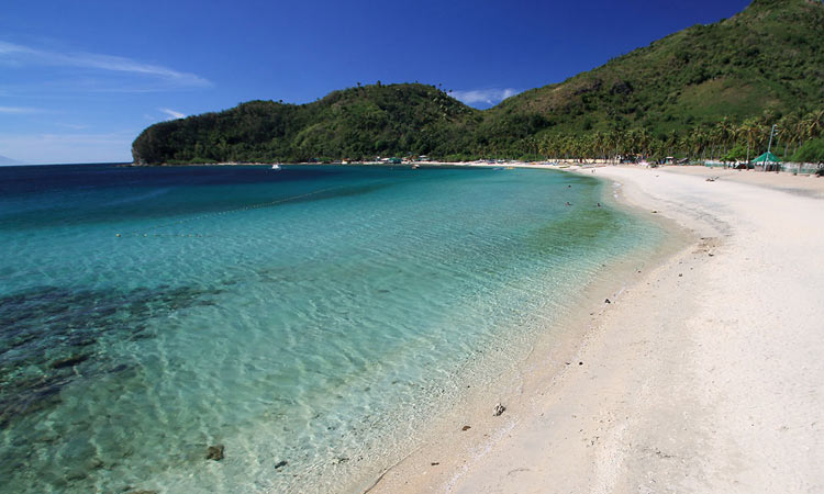 White sand Beach in Tingloy