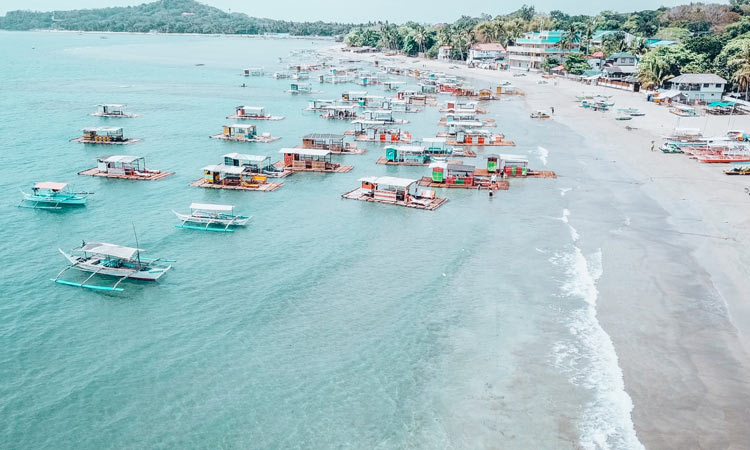 Boat in Matabungkay beach